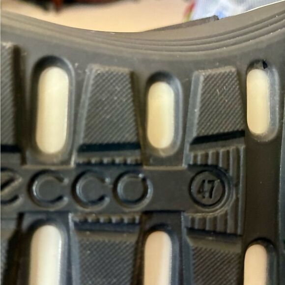 Ecco Shoes Men's Size 14 Black Slip-On Sneakers - Picture 13 of 13